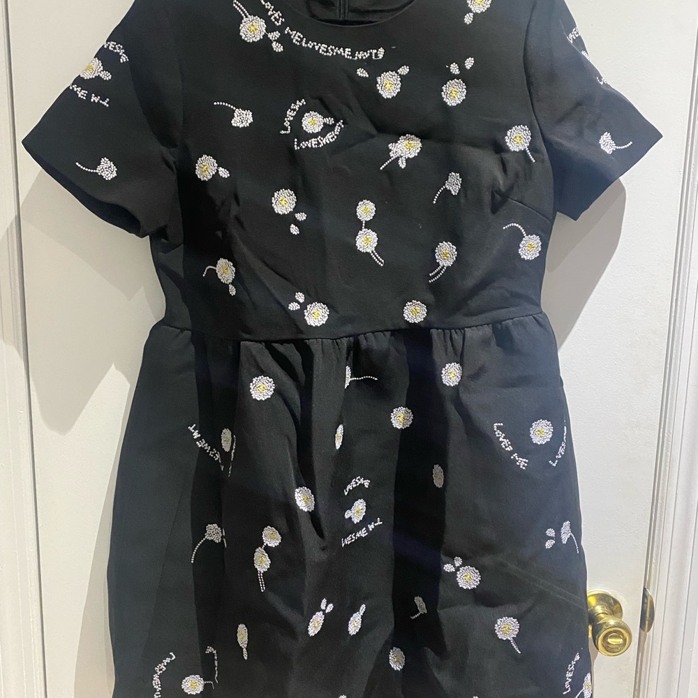 🌼 Floral Embroidery Short Sleeved Dress ☺️